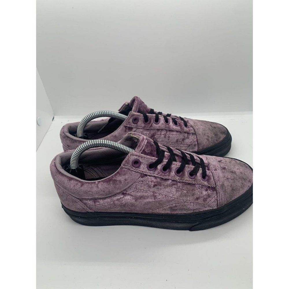 VANS Old Skool Skate Velvet Purple Sz 6.5 Women Low-Top Skate Sneakers